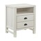 Alaterre Furniture Arden 2-Drawer Wood Nightstand, Driftwood White ANAN0131 - alternate 1